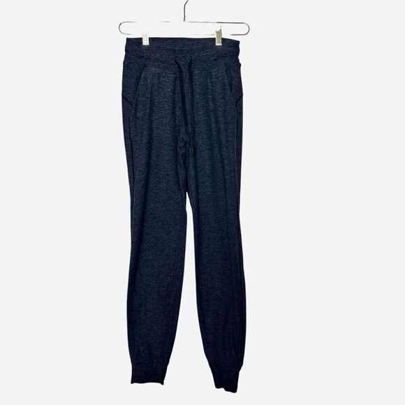 Lululemon Ready to Rulu Pant Updated 29" Women 2 Heathered Blue Black Stretch - Picture 1 of 8
